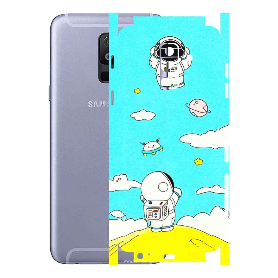 Samsung A/S Series Phone Skins (All Models) - Blue Skies Astro Float - 3D Embossed Finish (L-230) Samsung Galaxy A6 Plus 2018