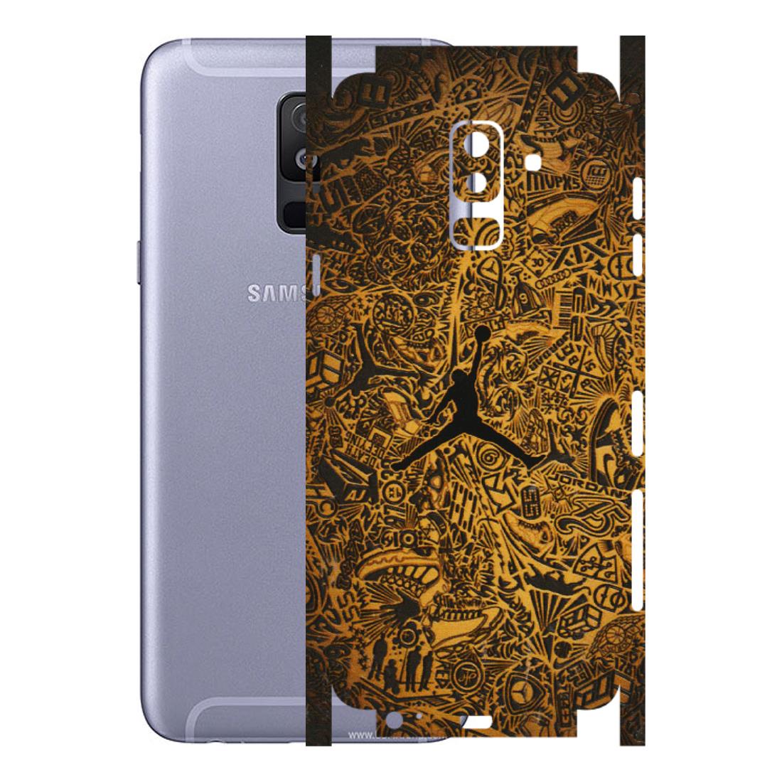Samsung A/S Series Phone Skins (All Models) - Premium Gold Basketball Player - 3D Embossed Finish (L-236) Samsung Galaxy A6 Plus 2018