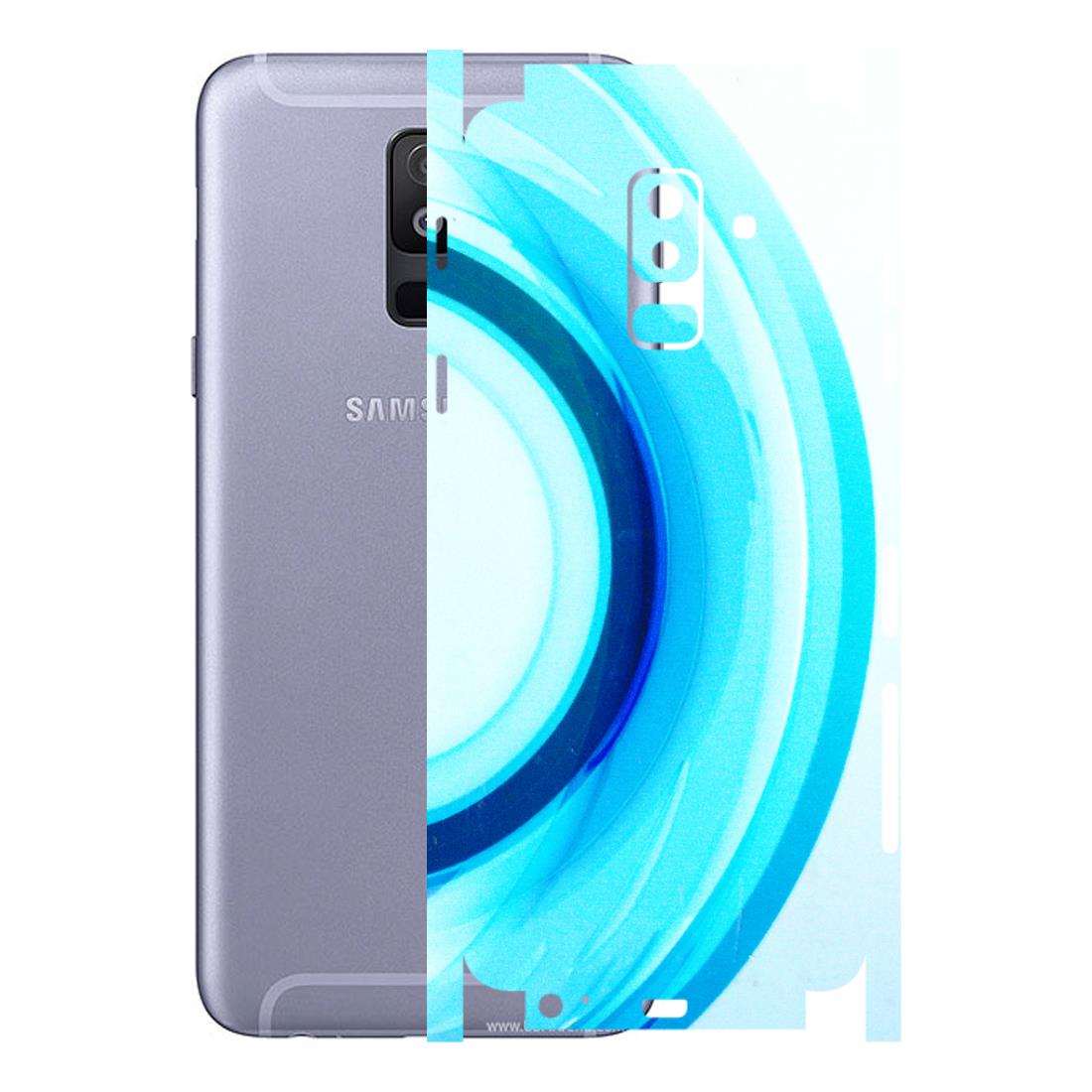 Samsung A/S Series Phone Skins (All Models) - The Blue Curve - 3D Embossed Finish (L-244) Samsung Galaxy A6 Plus 2018