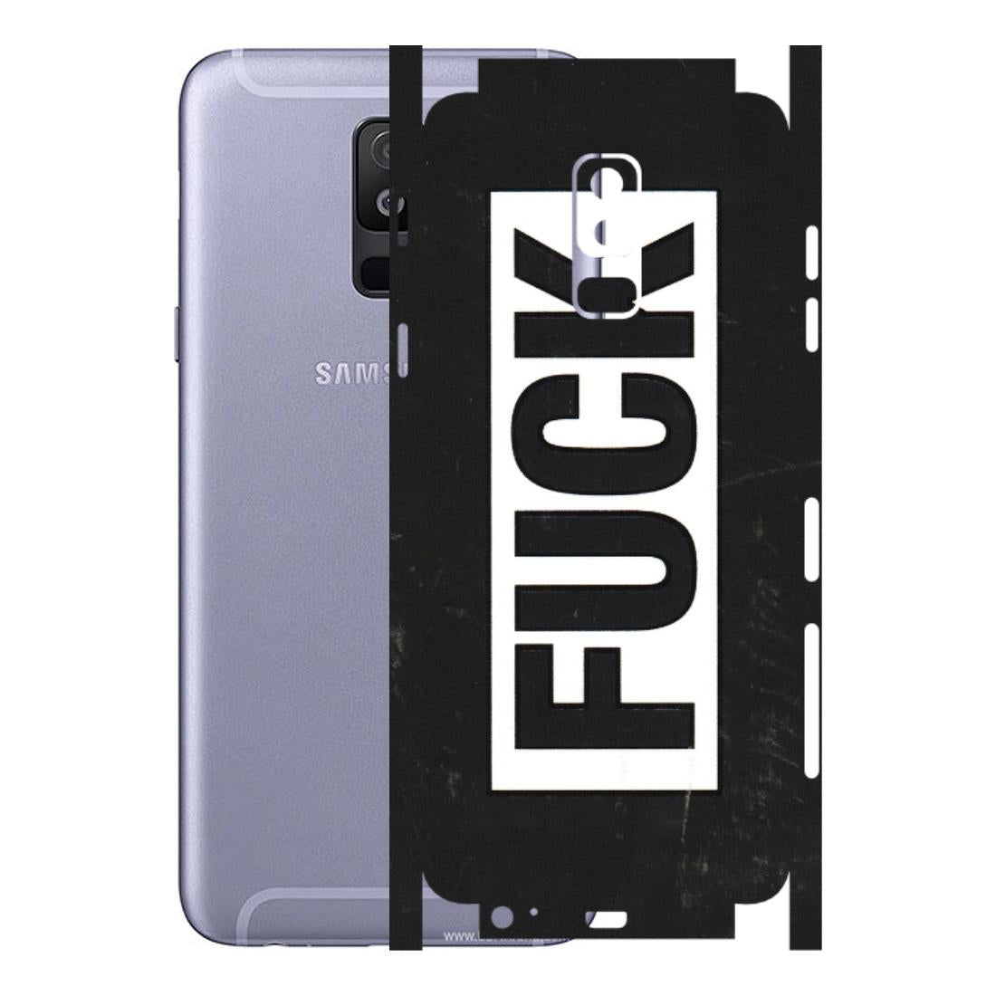 Samsung A/S Series Phone Skins (All Models) - The F Word - 3D Embossed Finish (L-255) Samsung Galaxy A6 Plus 2018