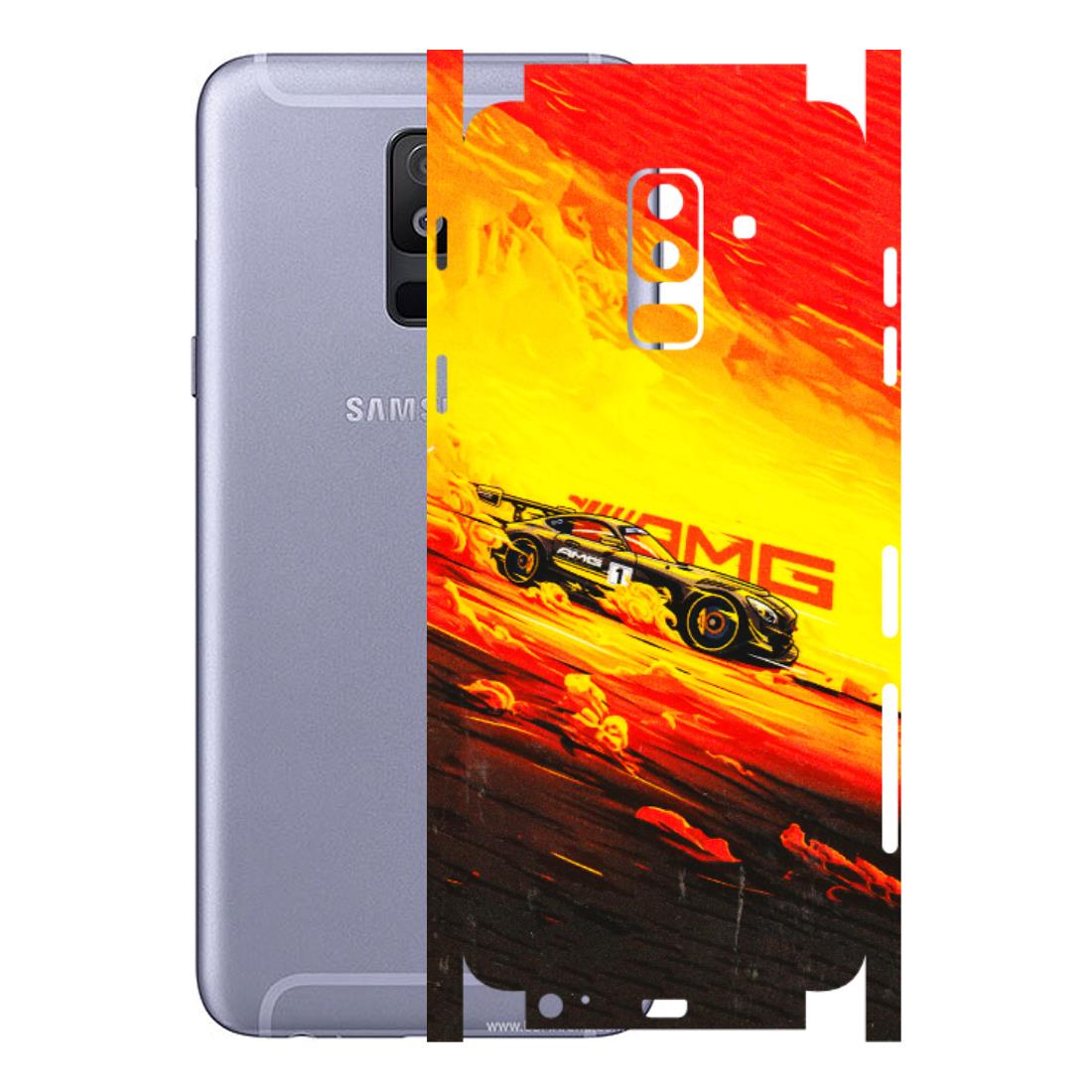 Samsung A/S Series Phone Skins (All Models) - AMG Car Speed Cover - 3D Embossed Finish (L-256) Samsung Galaxy A6 Plus 2018