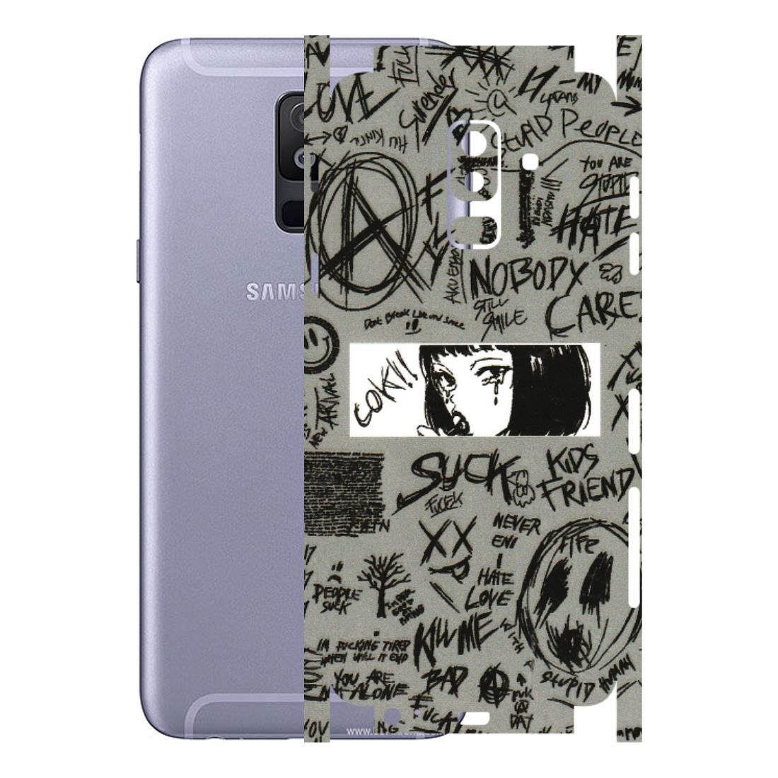 Samsung A/S Series Phone Skins (All Models) - Never Have Love Anime - 3D Embossed Finish (L-260) Samsung Galaxy A6 Plus 2018