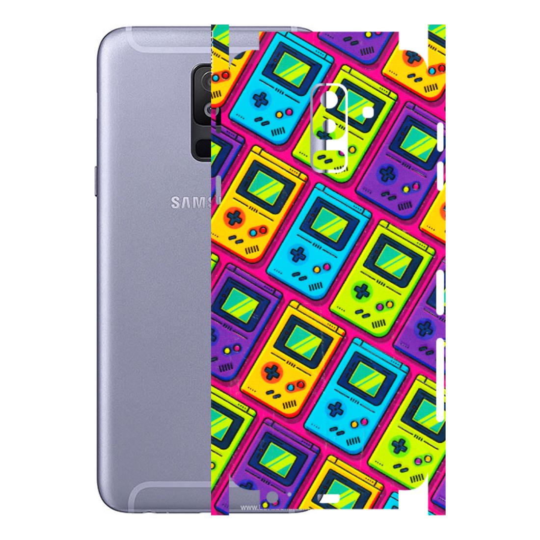 Samsung A/S Series Phone Skins (All Models) - Gameboy Colourful - 3D Embossed Finish (L-266) Samsung Galaxy A6 Plus 2018