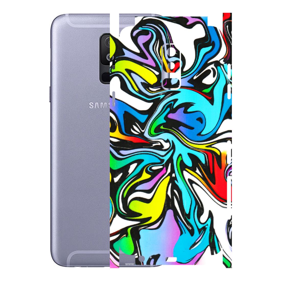 Samsung A/S Series Phone Skins (All Models) - Abstract Colour Paints - 3D Embossed Finish (L-271) Samsung Galaxy A6 Plus 2018
