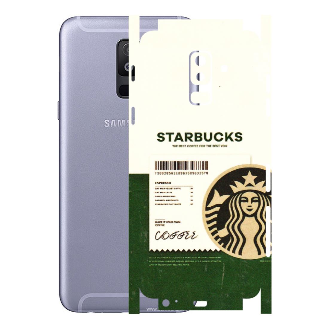 Samsung A/S Series Phone Skins (All Models) - Starbucks Barcode - 3D Embossed Finish (L-308) Samsung Galaxy A6 Plus 2018