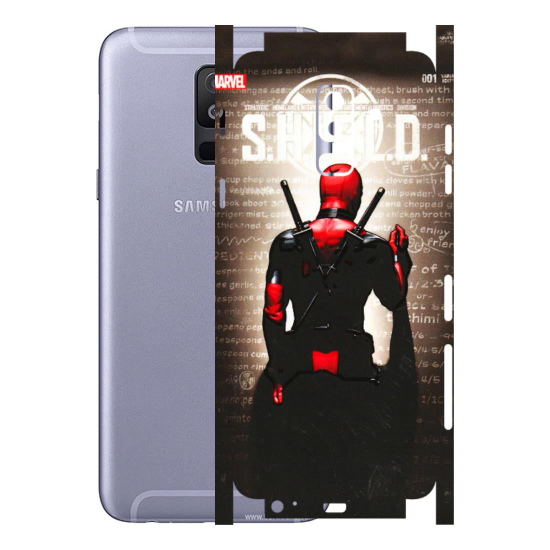 Samsung A/S Series Phone Skins (All Models) - Deadpool - 3D Embossed Finish (L-56) Samsung Galaxy A6 Plus 2018