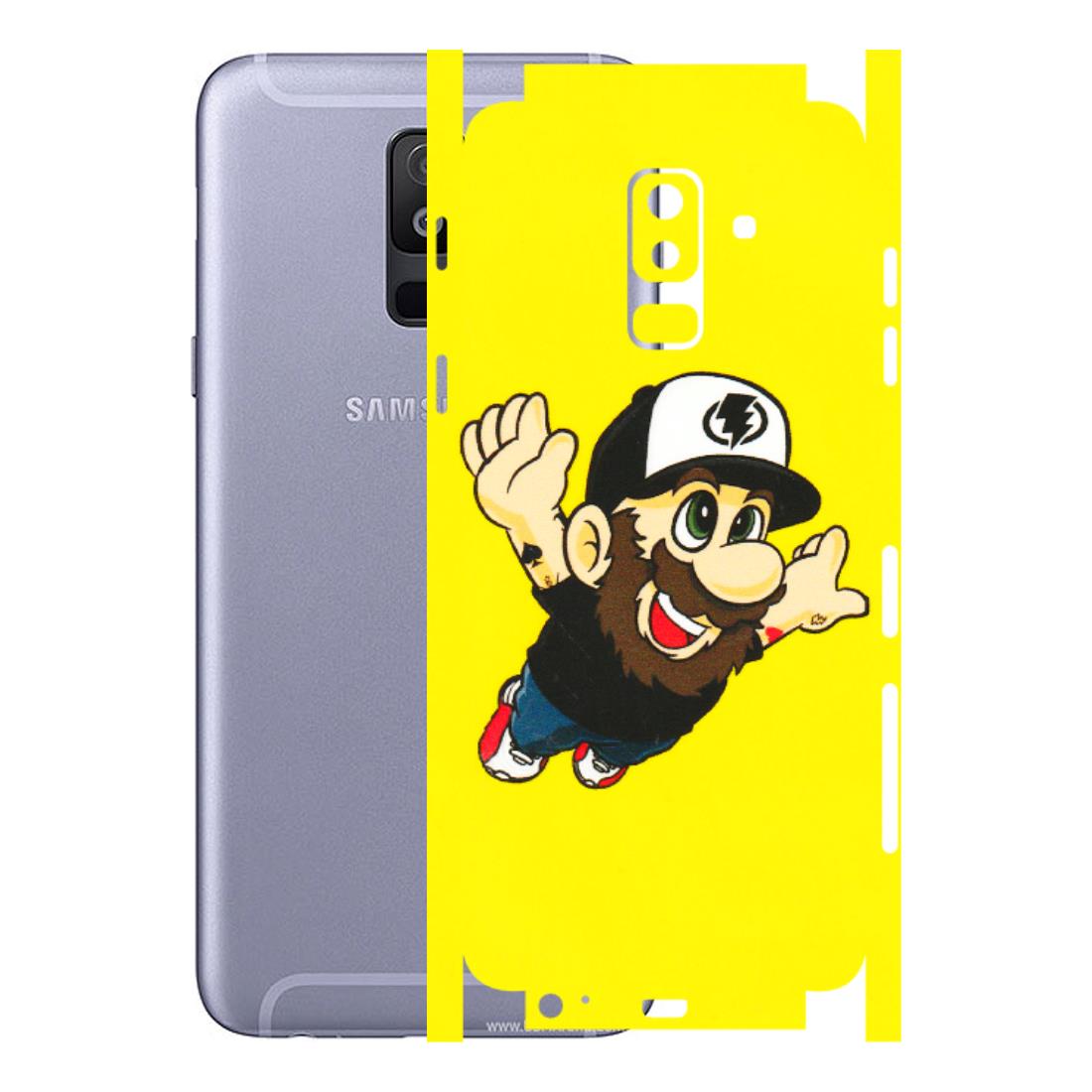 Samsung A/S Series Phone Skins (All Models) - Flying Beardo - 3D Embossed Finish (L-60) Samsung Galaxy A6 Plus 2018