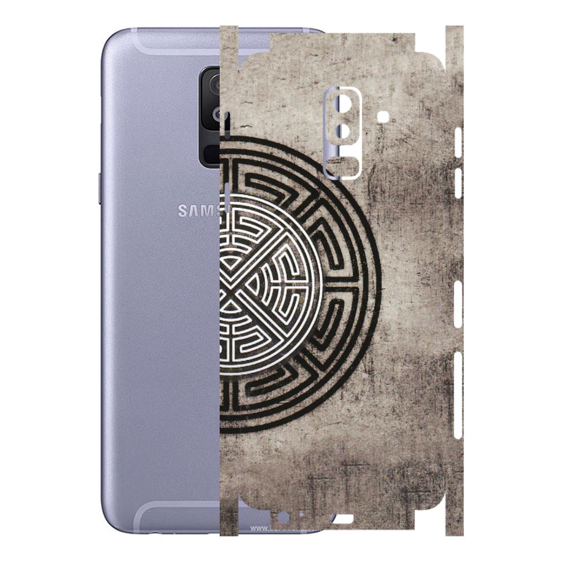 Samsung A/S Series Phone Skins (All Models) - Mysterious Circular Design - 3D Embossed Finish (L-63) Samsung Galaxy A6 Plus 2018