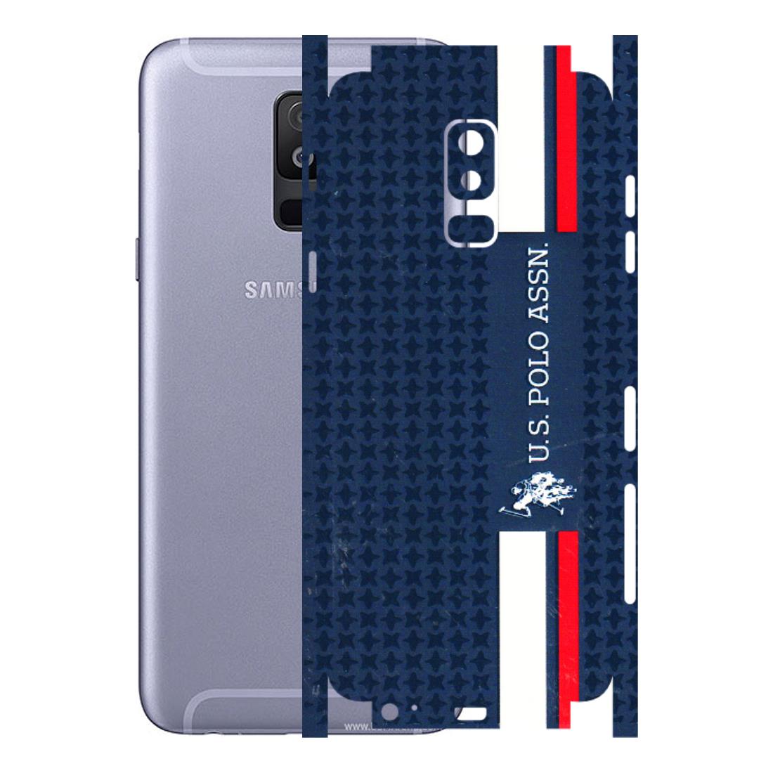 Samsung A/S Series Phone Skins (All Models) - US POLO Designer Brand - 3D Embossed Finish (L-65) Samsung Galaxy A6 Plus 2018