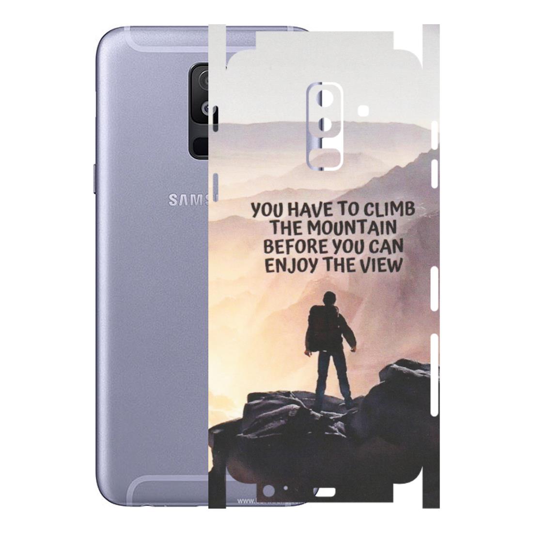Samsung A/S Series Phone Skins (All Models) - Motivational Hiking Mountain - Matte Finish (M-28) Samsung Galaxy A6 Plus 2018