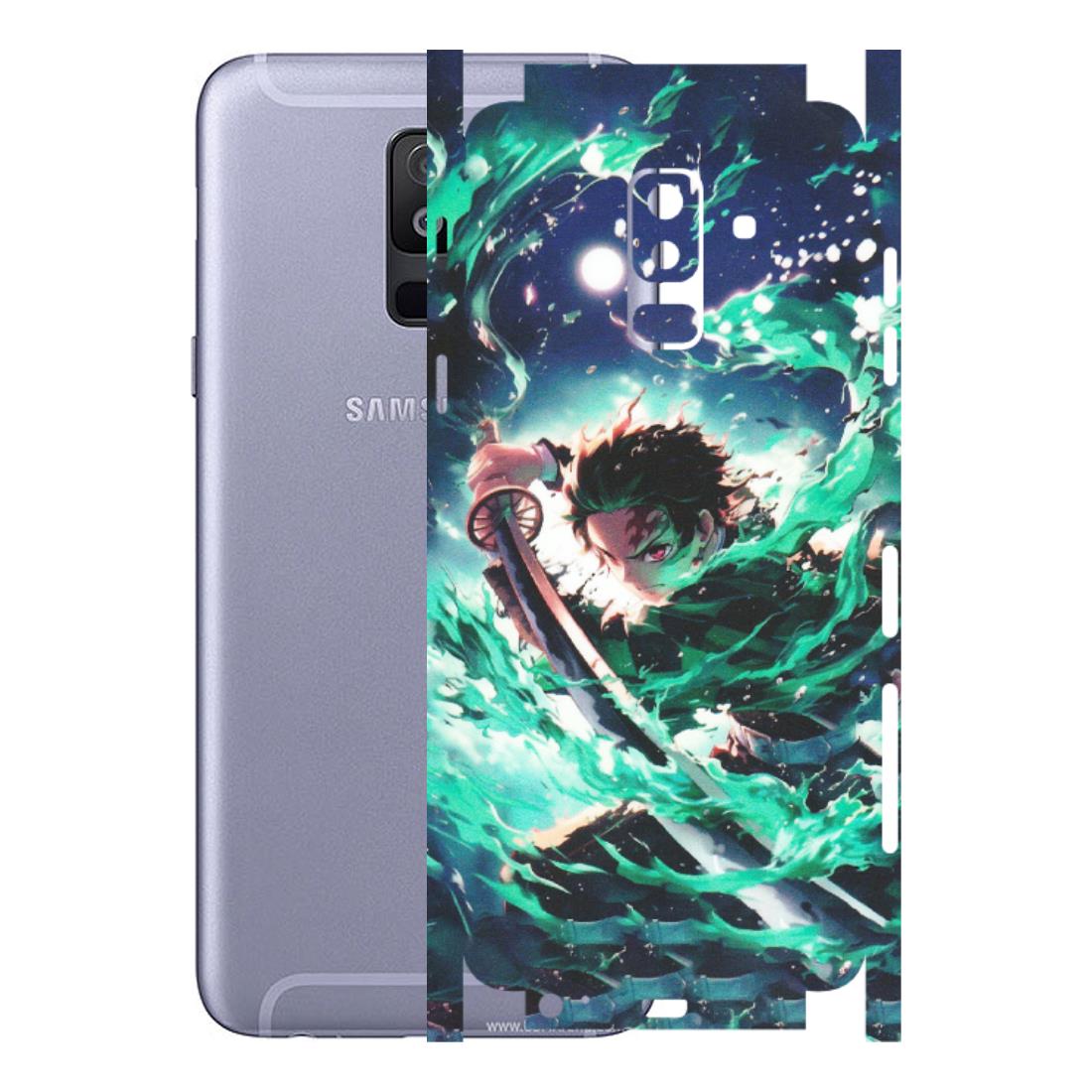 Samsung A/S Series Phone Skins (All Models) - Sword Fighter Anime - Matte Finish (M-29) Samsung Galaxy A6 Plus 2018