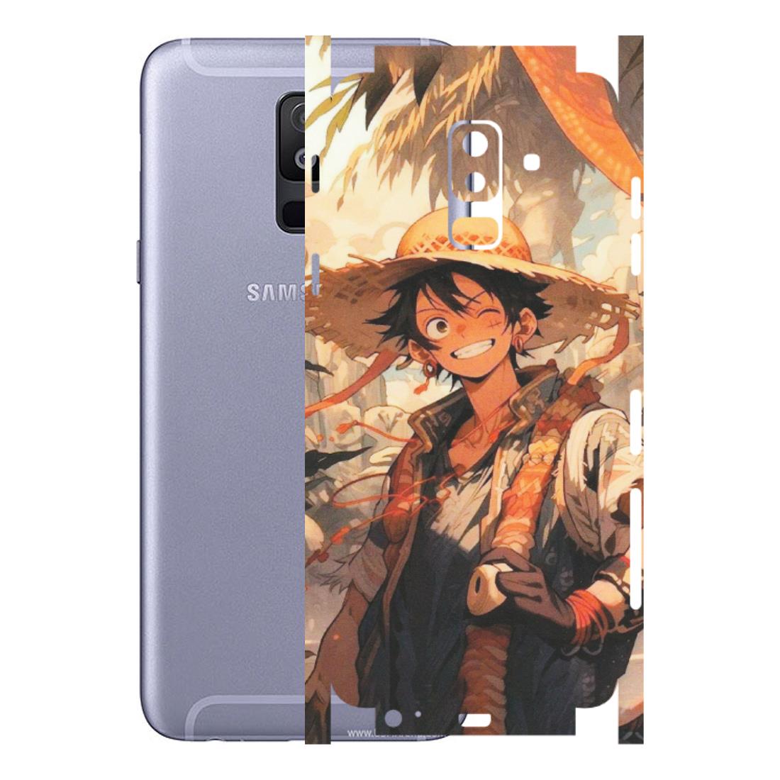 Samsung A/S Series Phone Skins (All Models) - Anime Character Smile - Matte Finish (M-33) Samsung Galaxy A6 Plus 2018