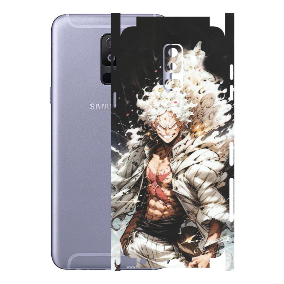Samsung A/S Series Phone Skins (All Models) - Anime Angry Classy Character - Matte Finish (M-34) Samsung Galaxy A6 Plus 2018