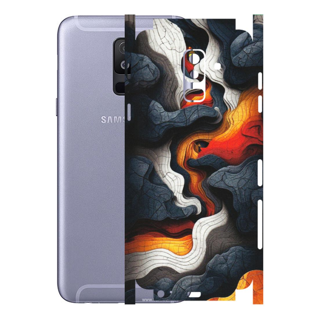 Samsung A/S Series Phone Skins (All Models) - Abstract Volcanic Layers - Matte Finish (M-52) Samsung Galaxy A6 Plus 2018