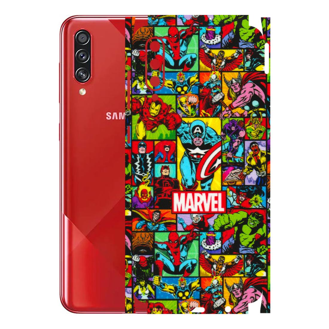 Samsung A/S Series Phone Skins (All Models) - MARVELOUS Comic Characters - 3D Embossed Finish (L-129) Samsung Galaxy A70s