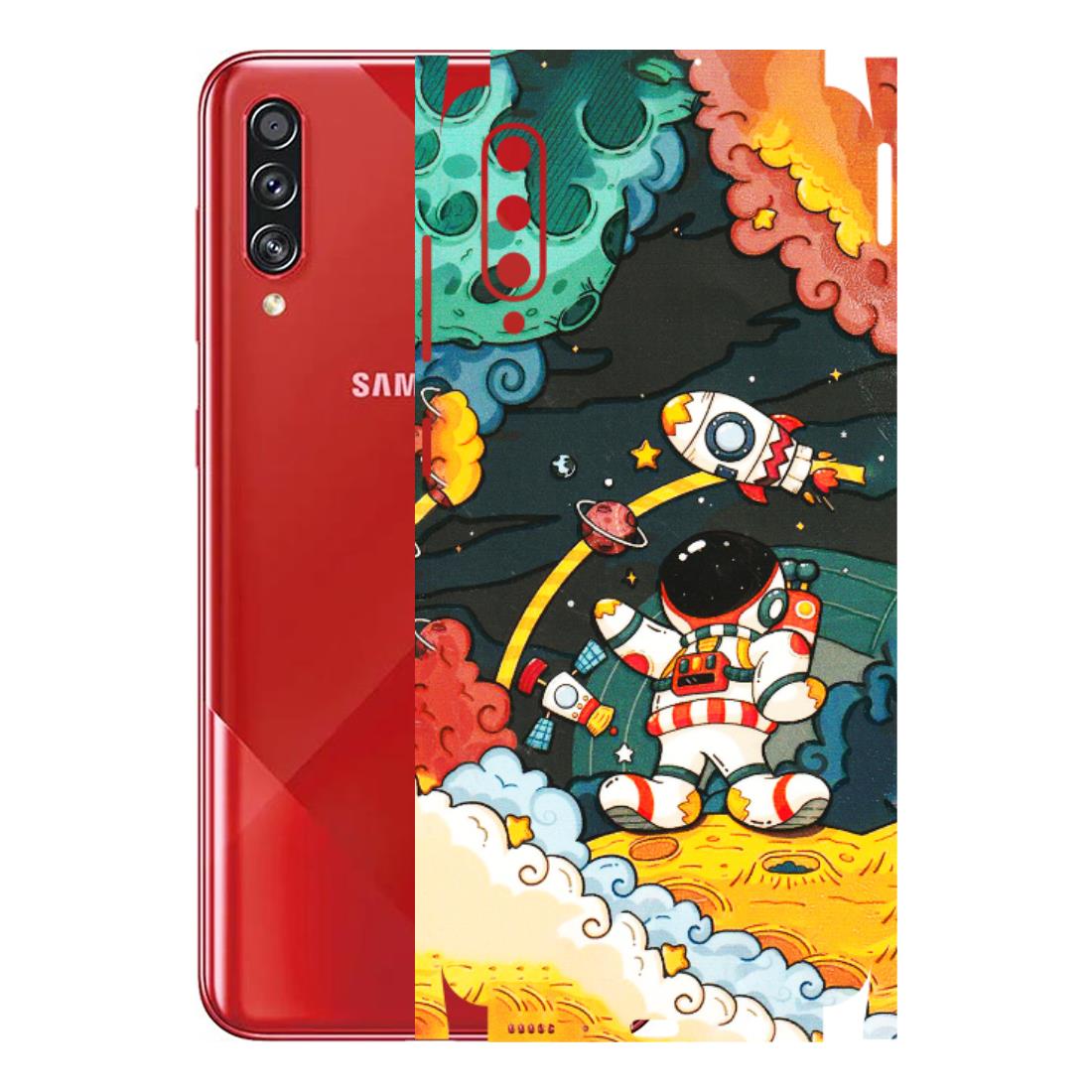 Samsung A/S Series Phone Skins (All Models) - Astronauts & Spaceship - 3D Embossed Finish (L-145) Samsung Galaxy A70s