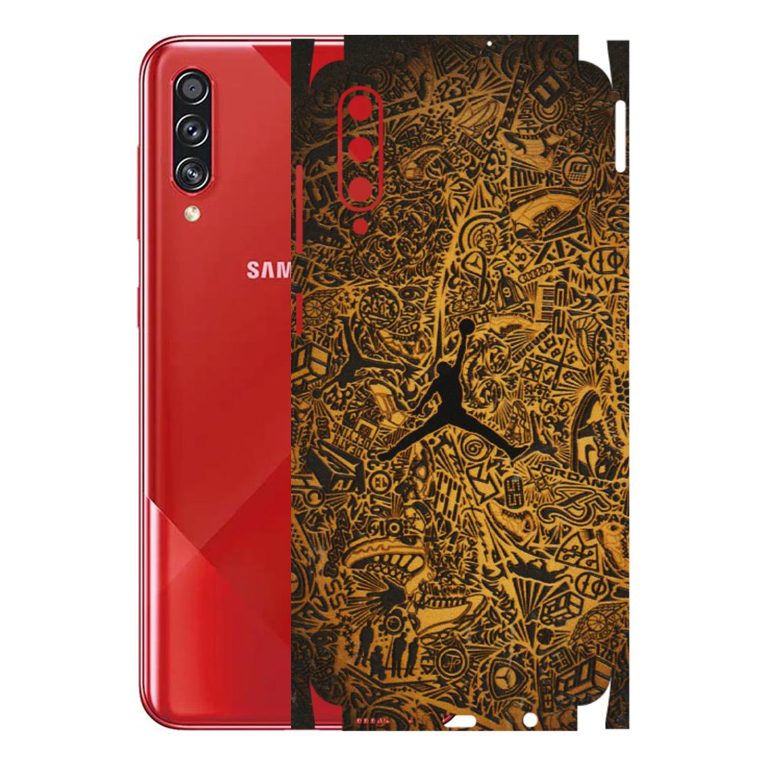 Samsung A/S Series Phone Skins (All Models) - Premium Gold Basketball Player - 3D Embossed Finish (L-236) Samsung Galaxy A70s