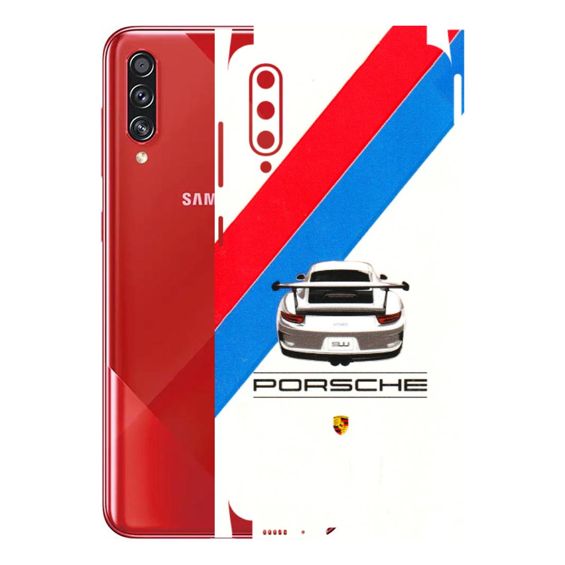 Samsung A/S Series Phone Skins (All Models) - Porche Car Sober Logo - 3D Embossed Finish (L-248) Samsung Galaxy A70s