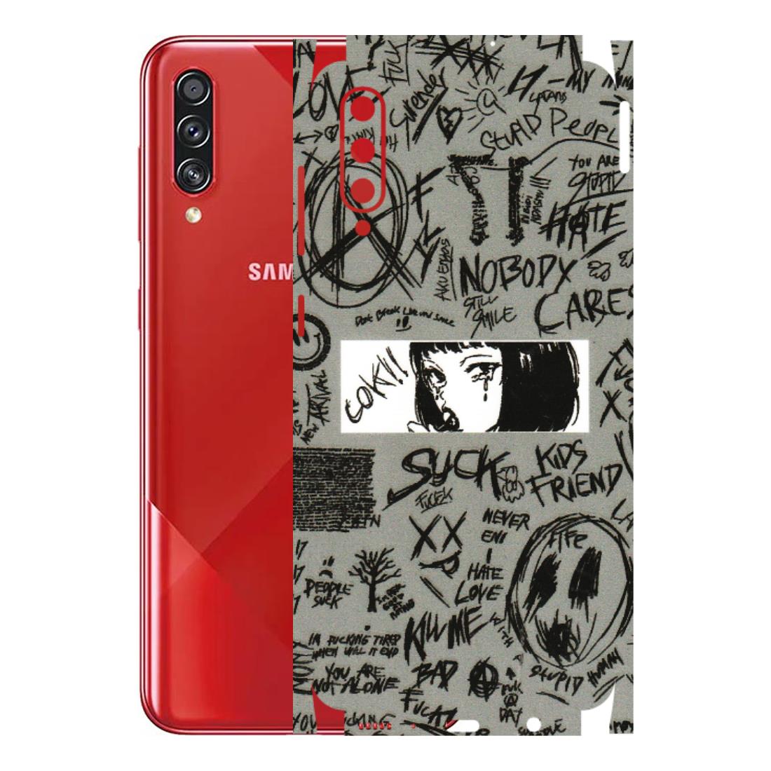 Samsung A/S Series Phone Skins (All Models) - Never Have Love Anime - 3D Embossed Finish (L-260) Samsung Galaxy A70s