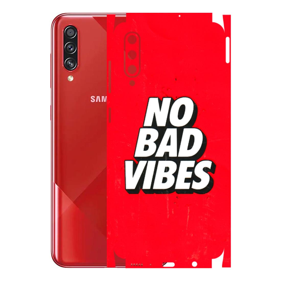 Samsung A/S Series Phone Skins (All Models) - No Bad Vibes - 3D Embossed Finish (L-280) Samsung Galaxy A70s