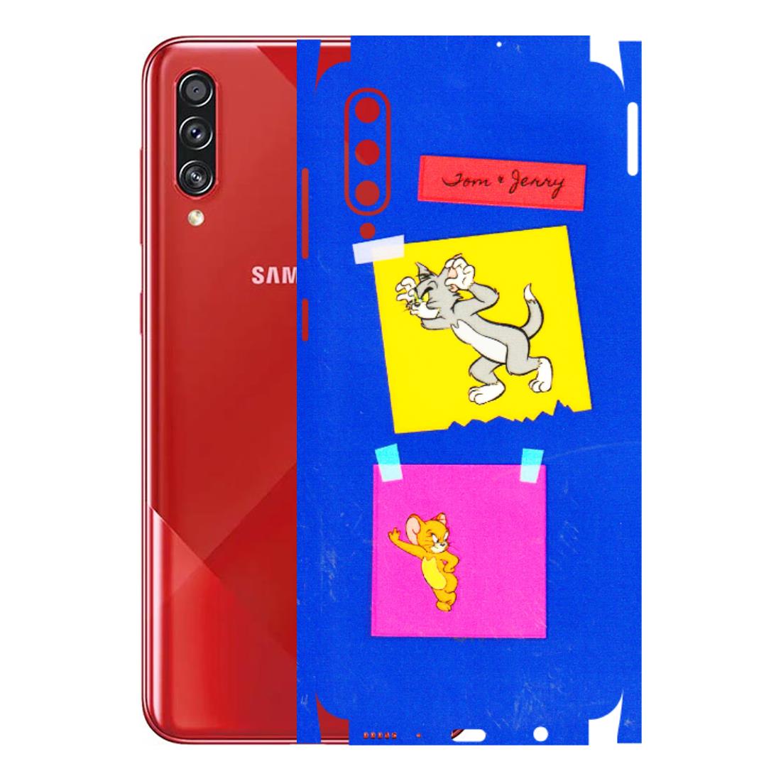 Samsung A/S Series Phone Skins (All Models) - Tom N Jerry Sticky Notes - 3D Embossed Finish (L-88) Samsung Galaxy A70s