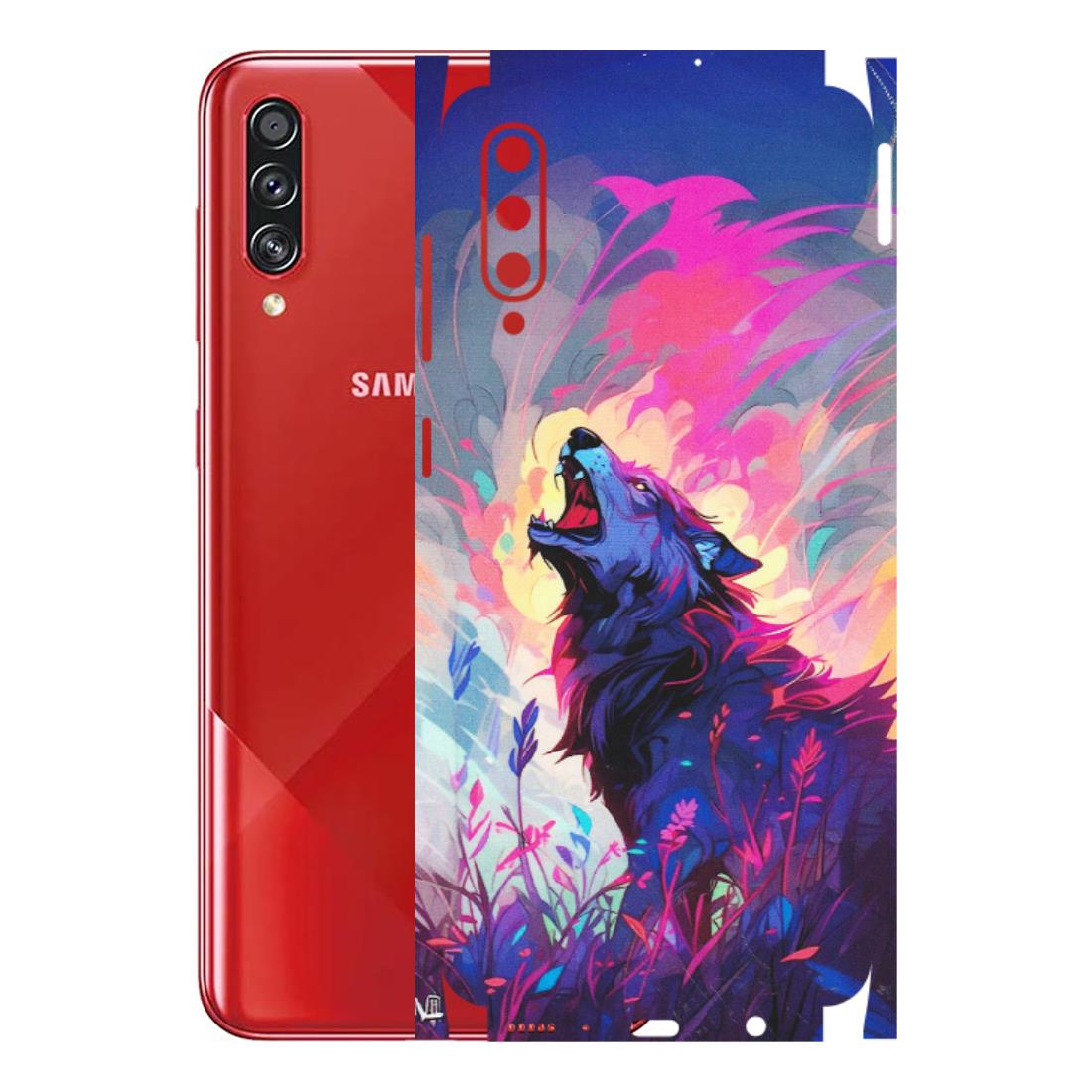 Samsung A/S Series Phone Skins (All Models) - New Wild Wolf Abstract - Matte Finish (M-125) Samsung Galaxy A70s