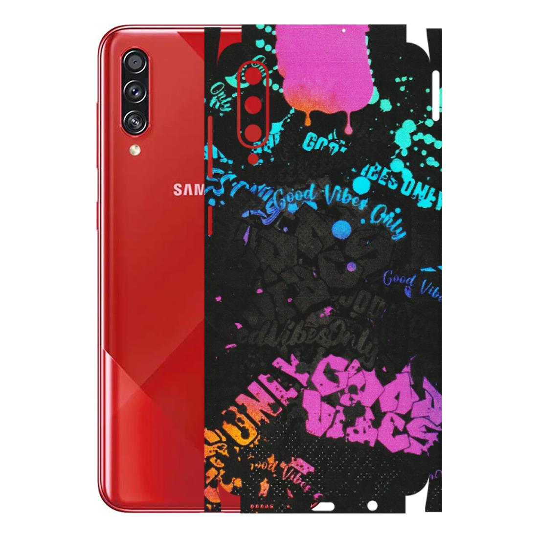 Samsung A/S Series Phone Skins (All Models) - Majestic Black Vibes - Matte Finish (M-62) Samsung Galaxy A70s