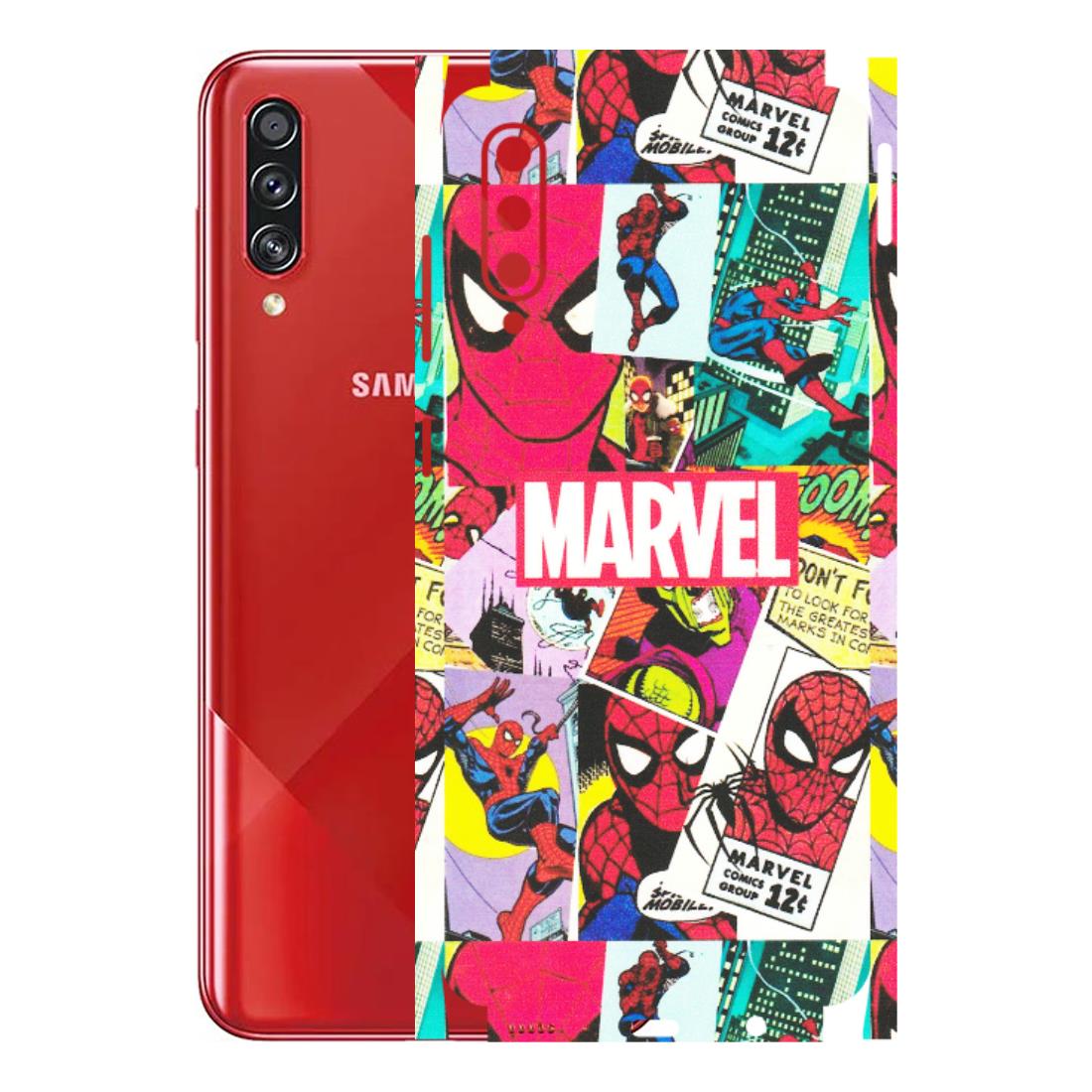 Samsung A/S Series Phone Skins (All Models) - Marvel Comic Spiderman Grafitti - Matte Finish (M-72) Samsung Galaxy A70s