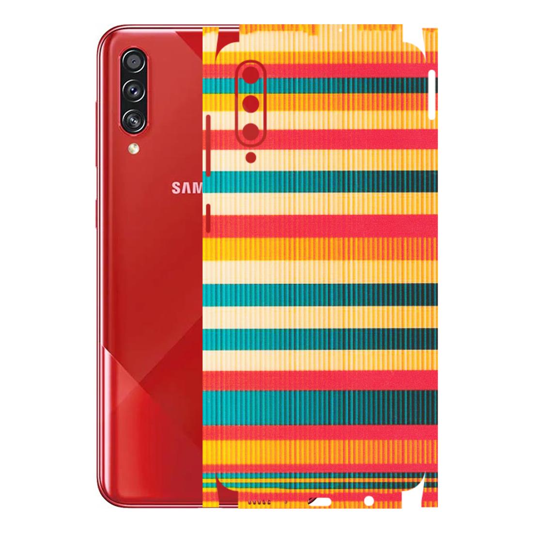 Samsung A/S Series Phone Skins (All Models) - Colourful Stripes Soothing Effect - Matte Finish (M-86) Samsung Galaxy A70s