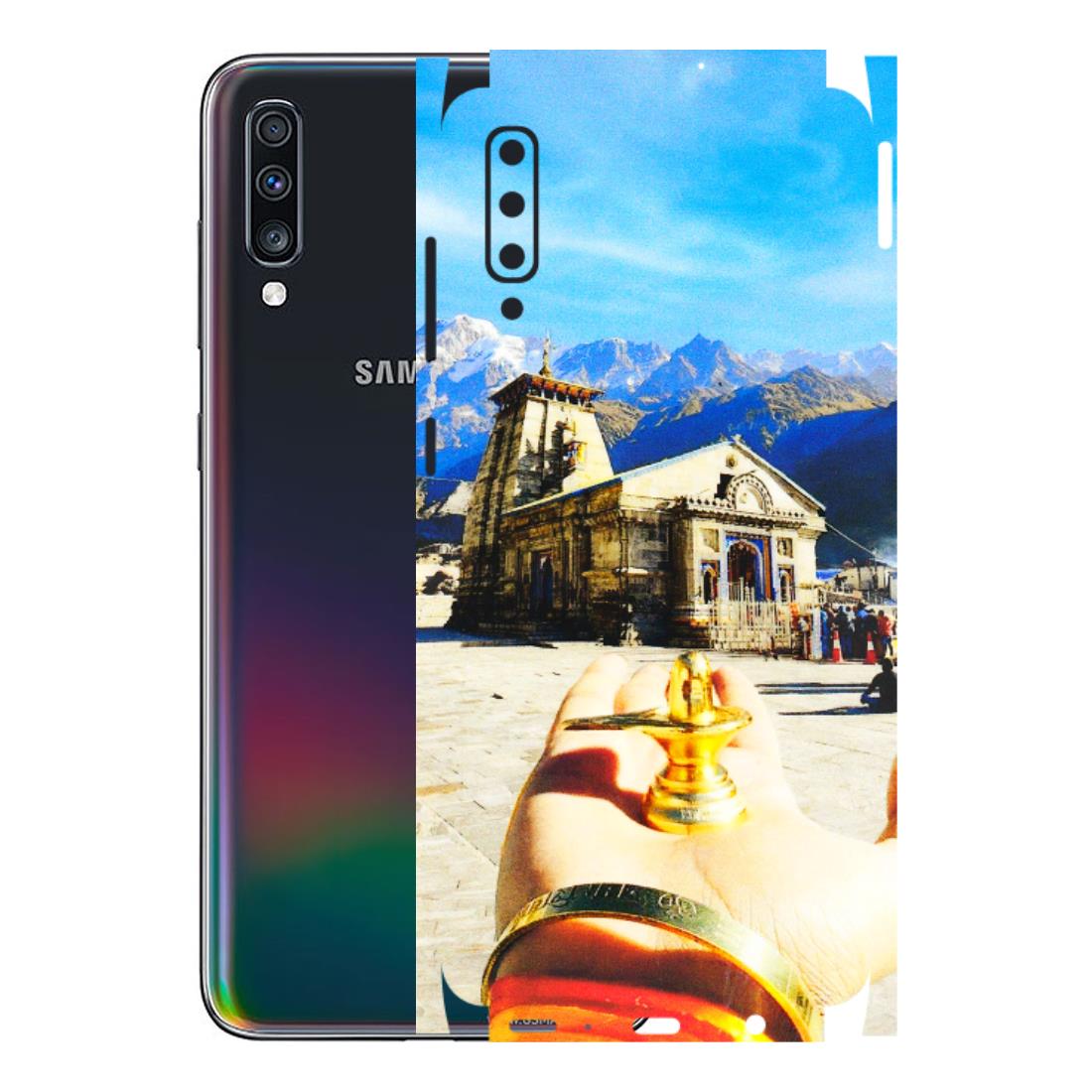 Samsung A/S Series Phone Skins (All Models) - Beauty of Kedarnath - 3D Embossed Finish (L-108) Samsung Galaxy A70