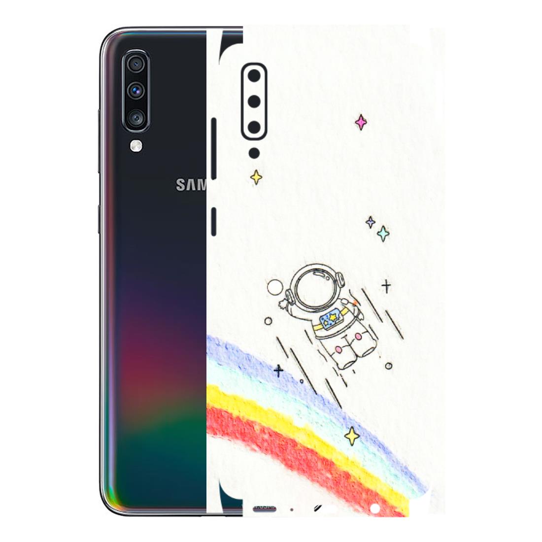 Samsung A/S Series Phone Skins (All Models) - Milkyway Astronaut - 3D Embossed Finish (L-110) Samsung Galaxy A70