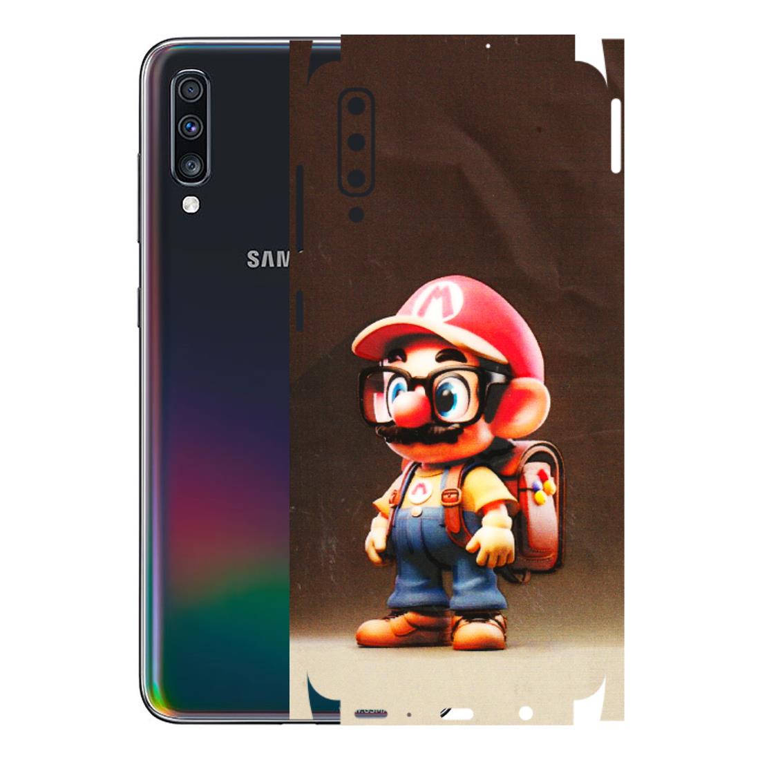 Samsung A/S Series Phone Skins (All Models) - Little Mario - 3D Embossed Finish (L-119) Samsung Galaxy A70