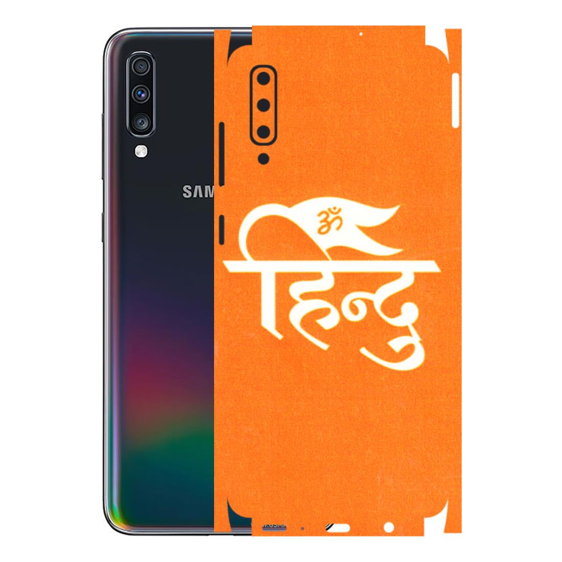 Samsung A/S Series Phone Skins (All Models) - Hindu Kesari - 3D Embossed Finish (L-154) Samsung Galaxy A70