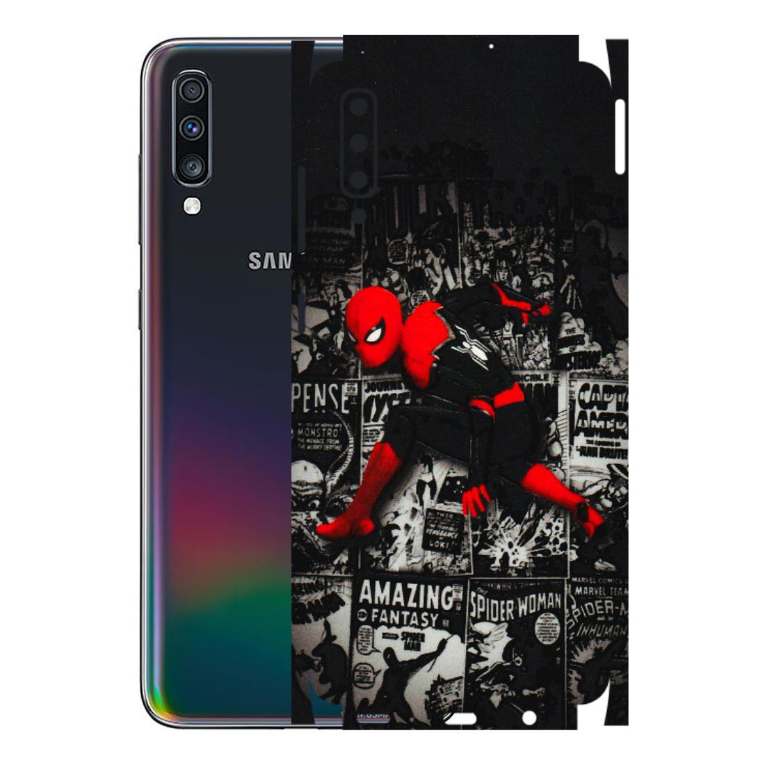 Samsung A/S Series Phone Skins (All Models) - SpiderMan New - 3D Embossed Finish (L-162) Samsung Galaxy A70