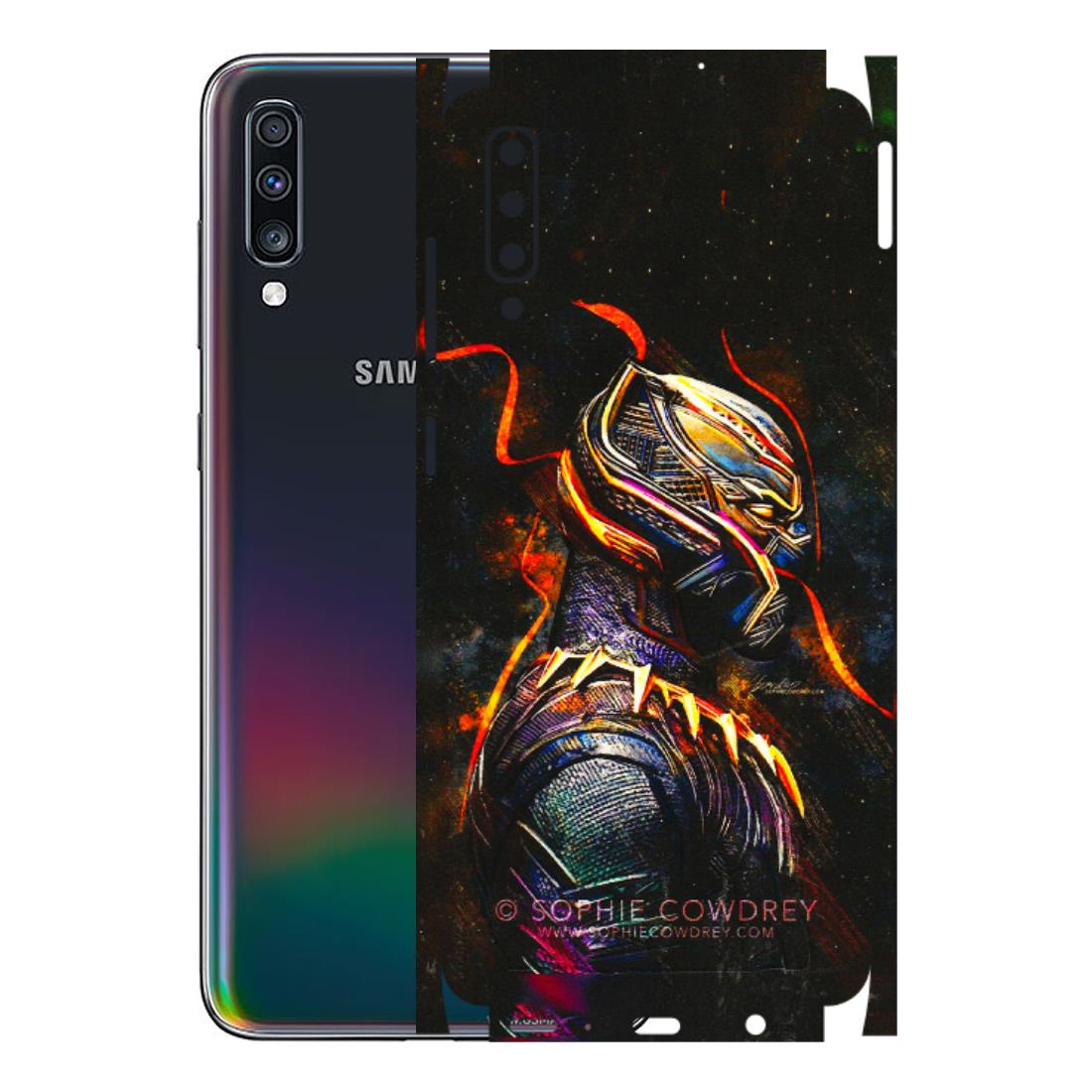 Samsung A/S Series Phone Skins (All Models) - Black Panther - 3D Embossed Finish (L-190) Samsung Galaxy A70