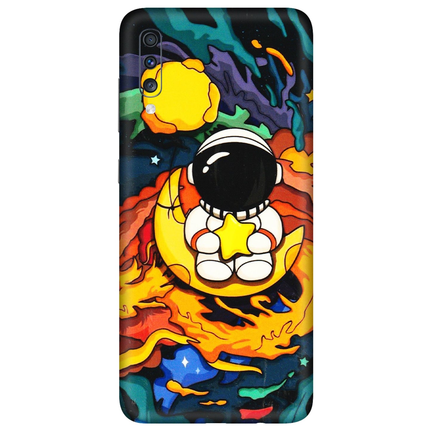 Samsung A/S Series Phone Skins (All Models) - Baby Astronaut - 3D Embossed Finish (L-197) Samsung Galaxy A70