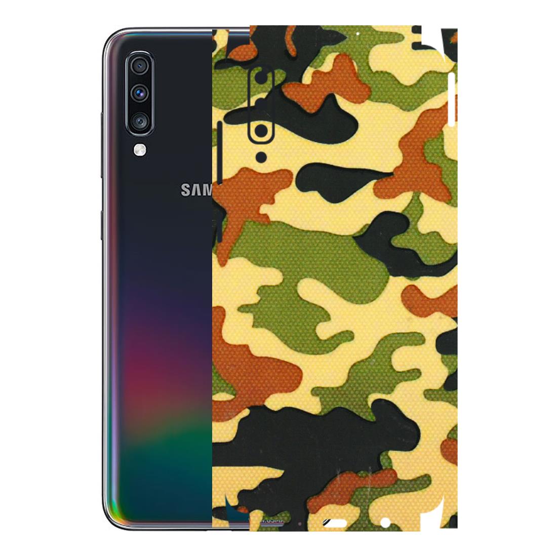 Samsung A/S Series Phone Skins (All Models) - Indian Military - 3D Embossed Finish (L-234) Samsung Galaxy A70