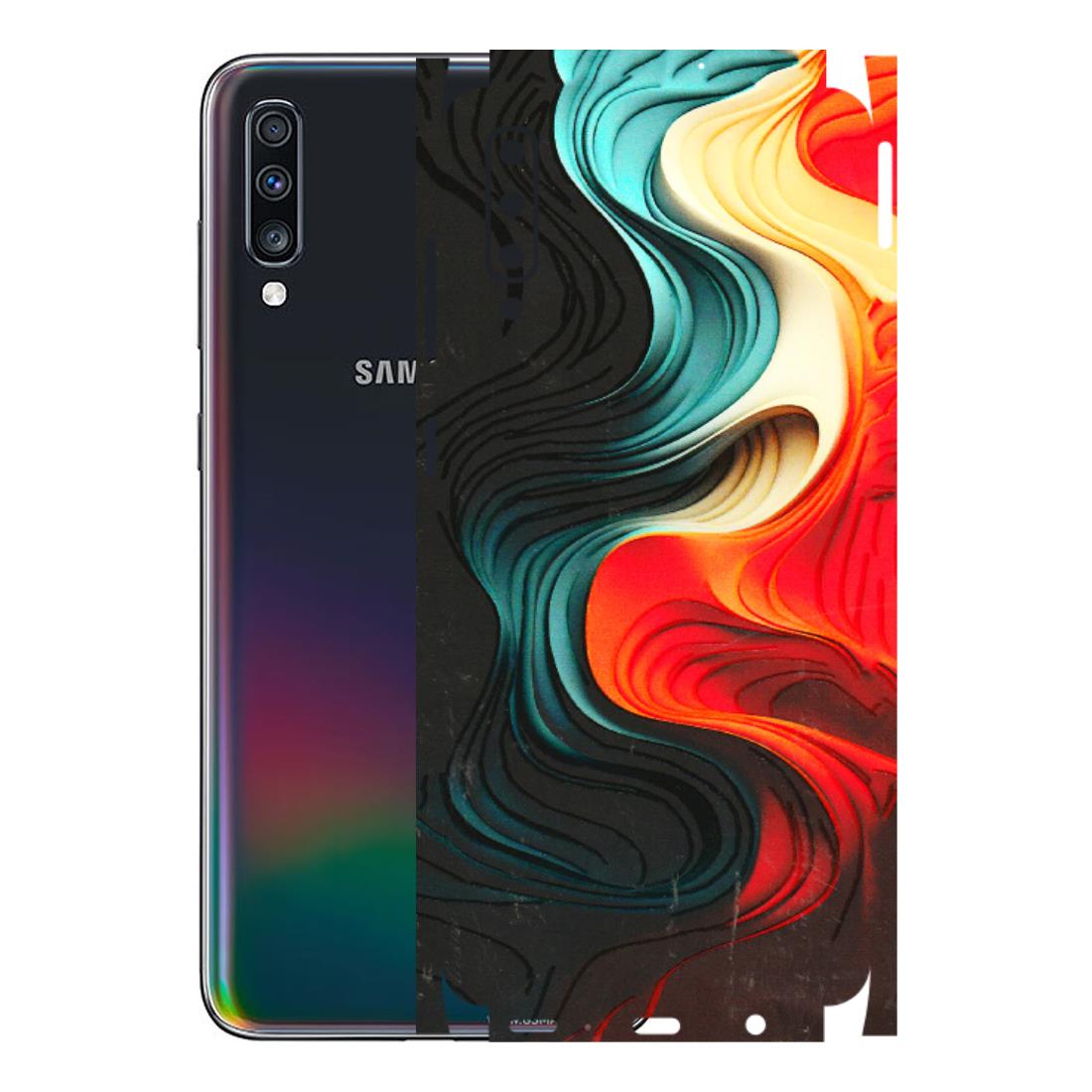 Samsung A/S Series Phone Skins (All Models) - The Silky Swirl - 3D Embossed Finish (L-240) Samsung Galaxy A70