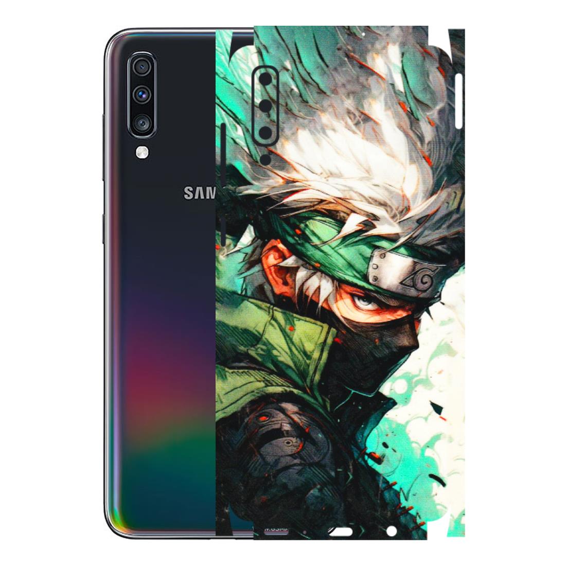 Samsung A/S Series Phone Skins (All Models) - Kakashi Side Profile - 3D Embossed Finish (L-249) Samsung Galaxy A70