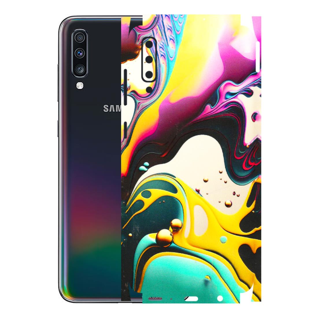 Samsung A/S Series Phone Skins (All Models) - Multicolor Abstract pattern - 3D Embossed Finish (L-254) Samsung Galaxy A70