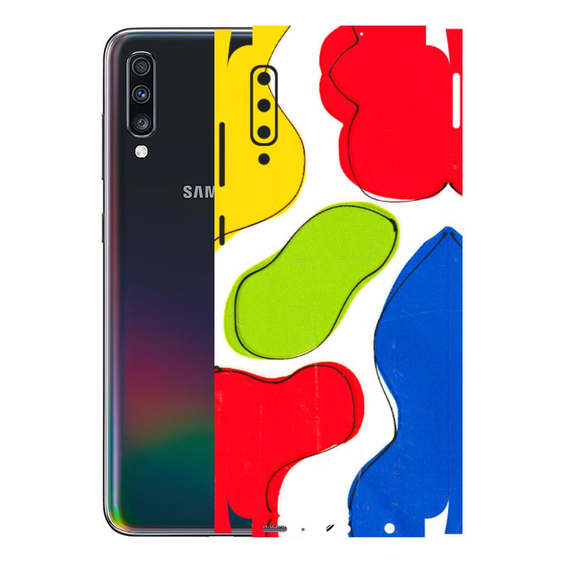 Samsung A/S Series Phone Skins (All Models) - RGB Colour Paint - 3D Embossed Finish (L-284) Samsung Galaxy A70
