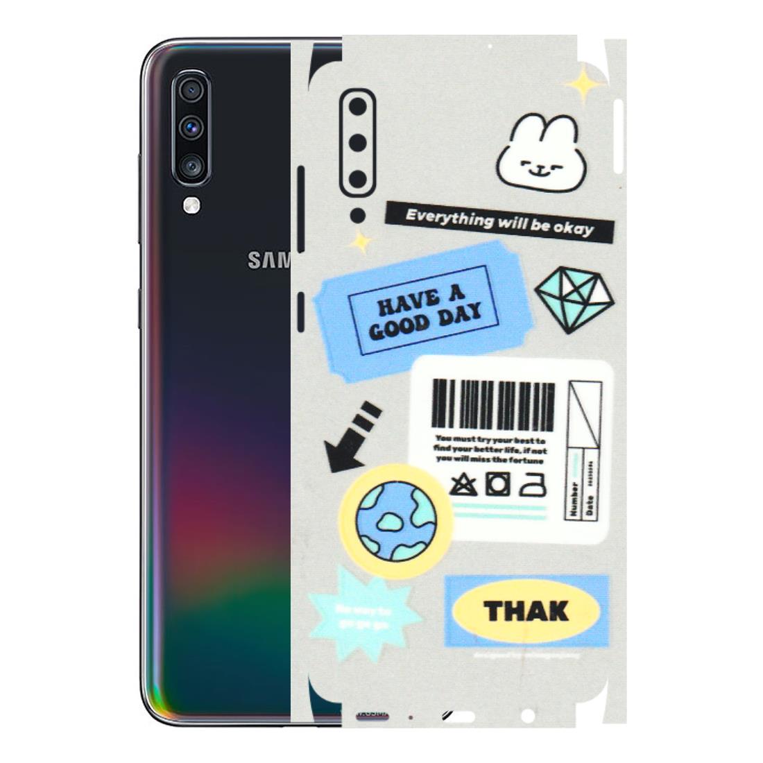 Samsung A/S Series Phone Skins (All Models) - Will Be Okay Design - 3D Embossed Finish (L-316) Samsung Galaxy A70