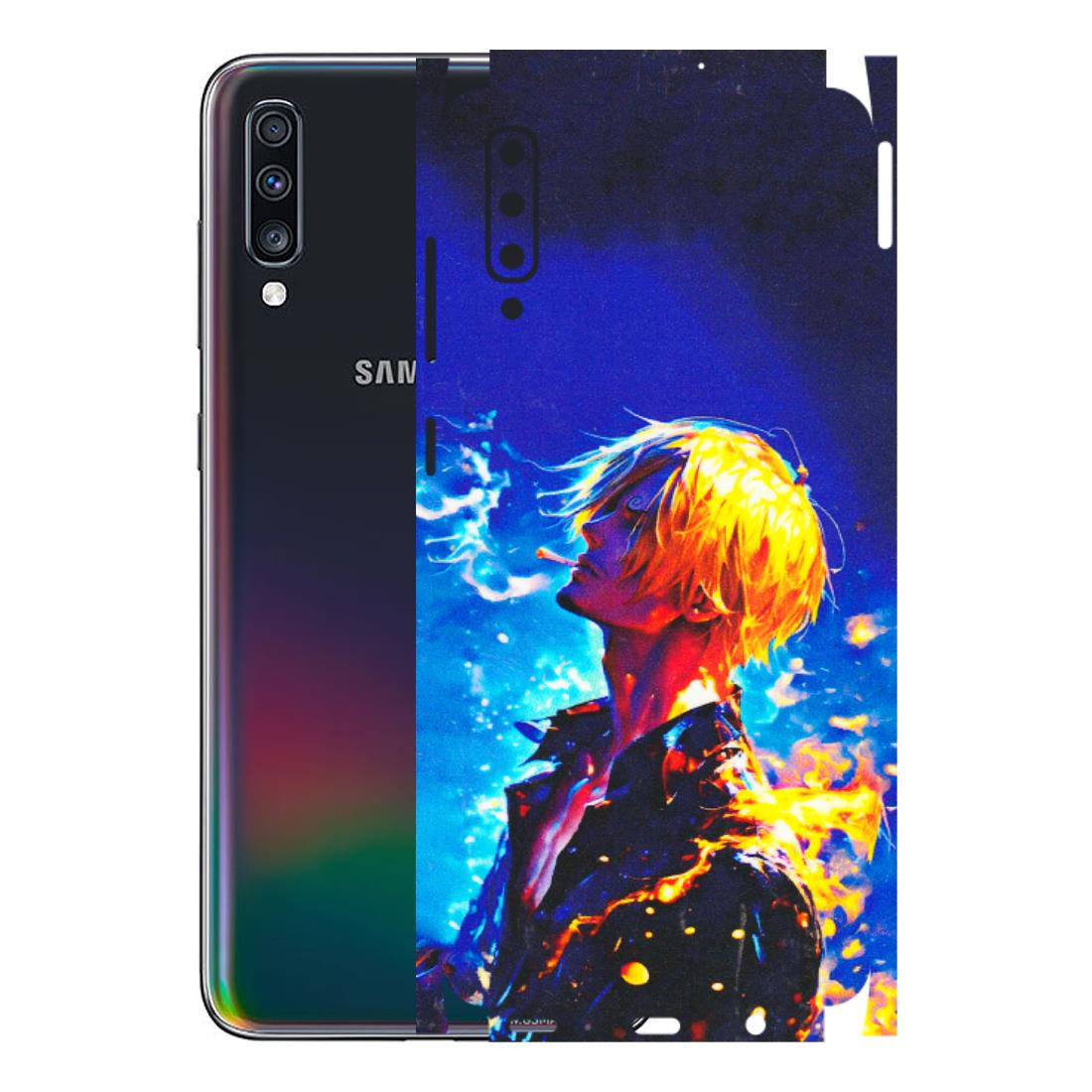 Samsung A/S Series Phone Skins (All Models) - Sanji Vinsmoke One Piece - 3D Embossed Finish (L-319) Samsung Galaxy A70