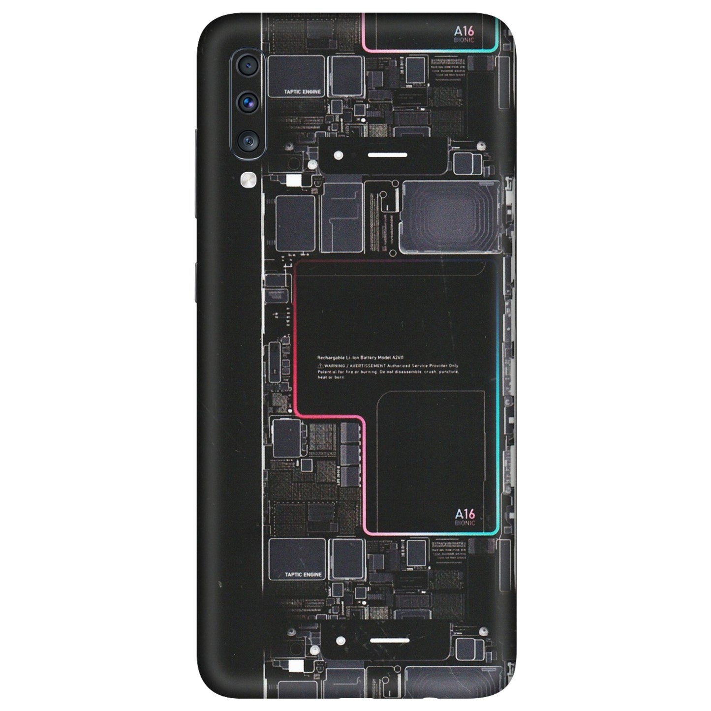 Samsung A/S Series Phone Skins (All Models) - Motherboard Circuit Layout - Matte Finish (M-117) Samsung Galaxy A70