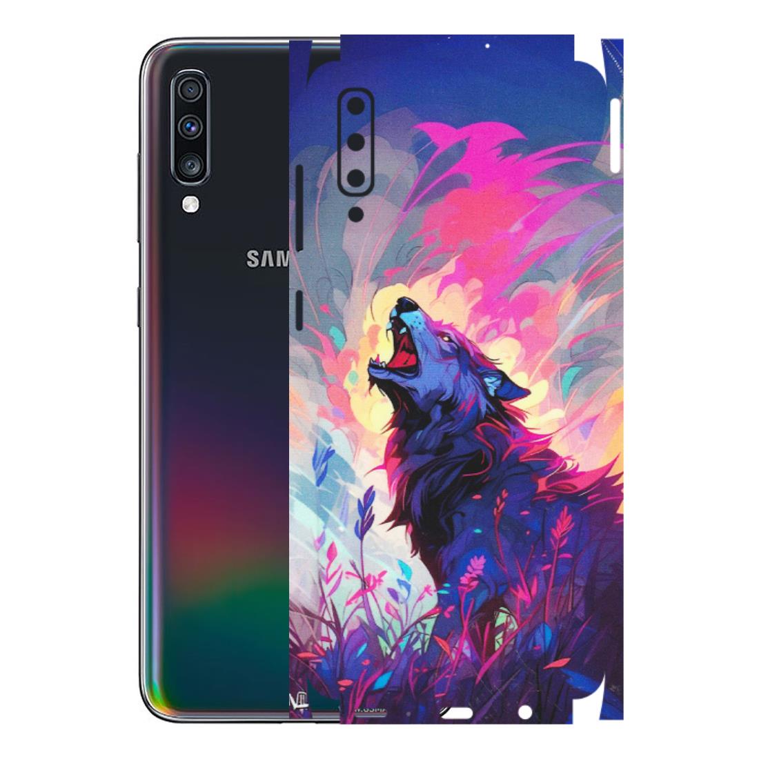 Samsung A/S Series Phone Skins (All Models) - New Wild Wolf Abstract - Matte Finish (M-125) Samsung Galaxy A70