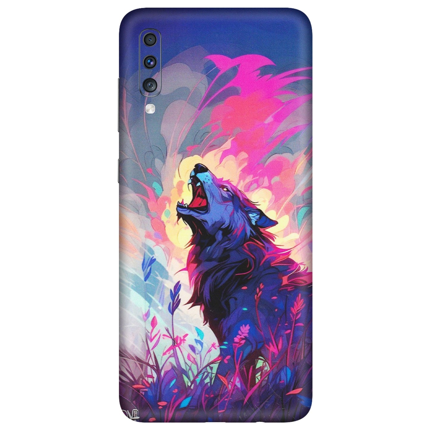 Samsung A/S Series Phone Skins (All Models) - New Wild Wolf Abstract - Matte Finish (M-125) Samsung Galaxy A70