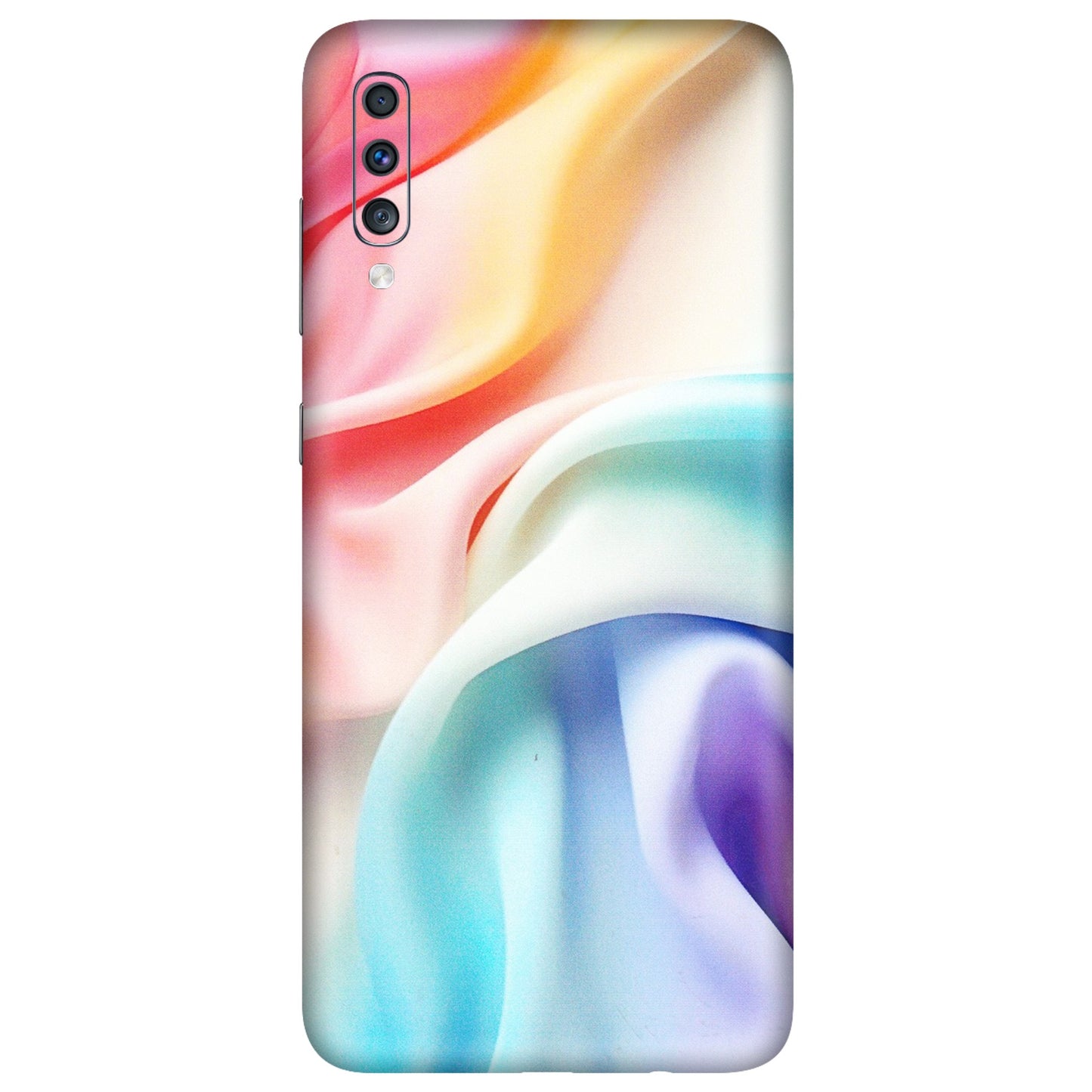 Samsung A/S Series Phone Skins (All Models) - Colourful Silk Cloth - Matte Finish (M-165) Samsung Galaxy A70
