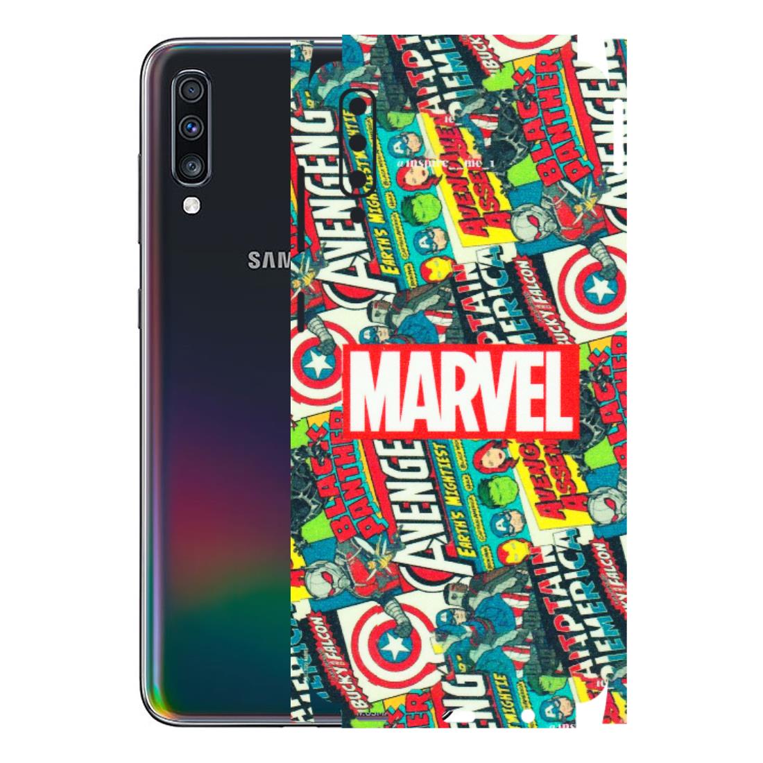 Samsung A/S Series Phone Skins (All Models) - Marvel Comic Lover - Matte Finish (M-30) Samsung Galaxy A70