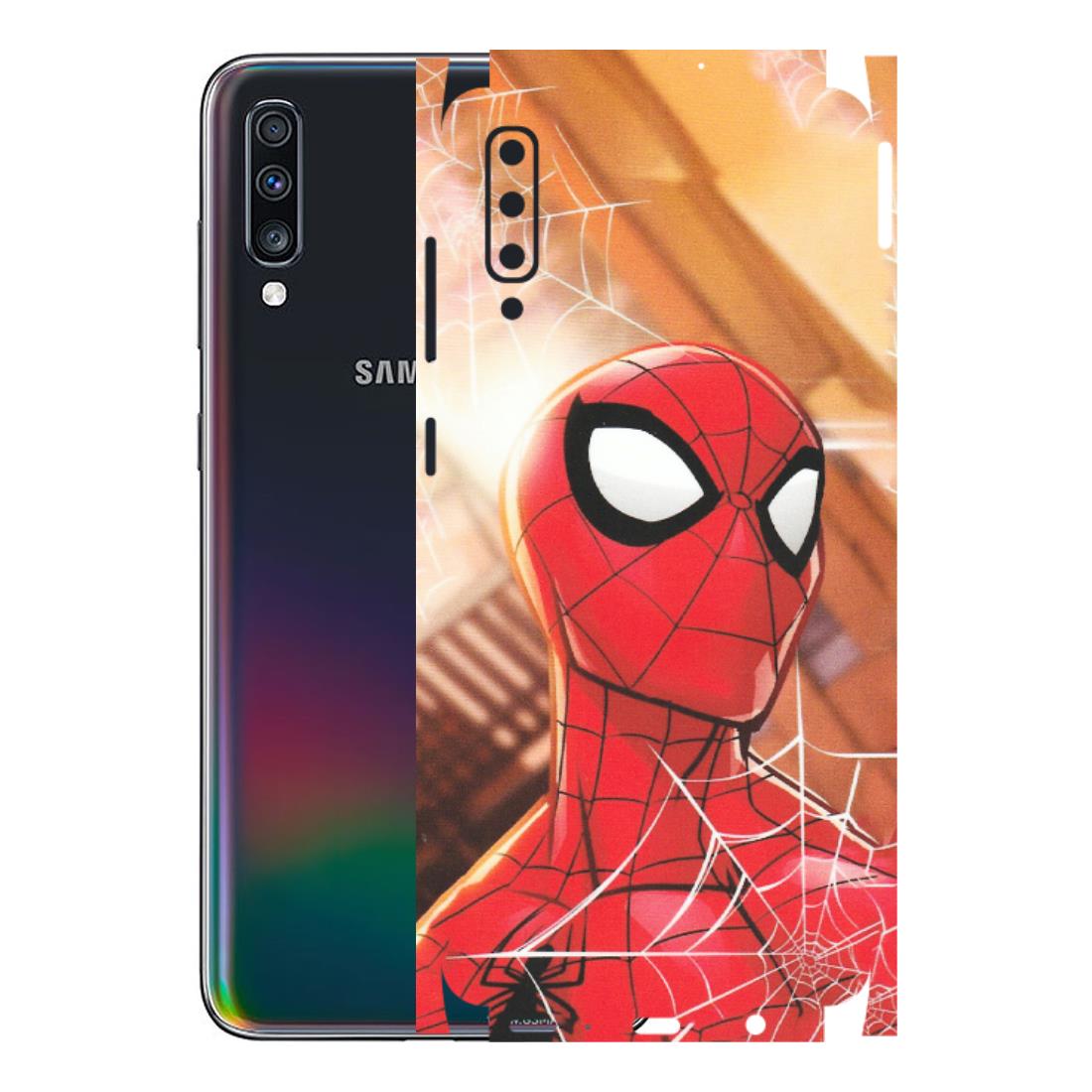 Samsung A/S Series Phone Skins (All Models) - Spiderman Face New - Matte Finish (M-41) Samsung Galaxy A70