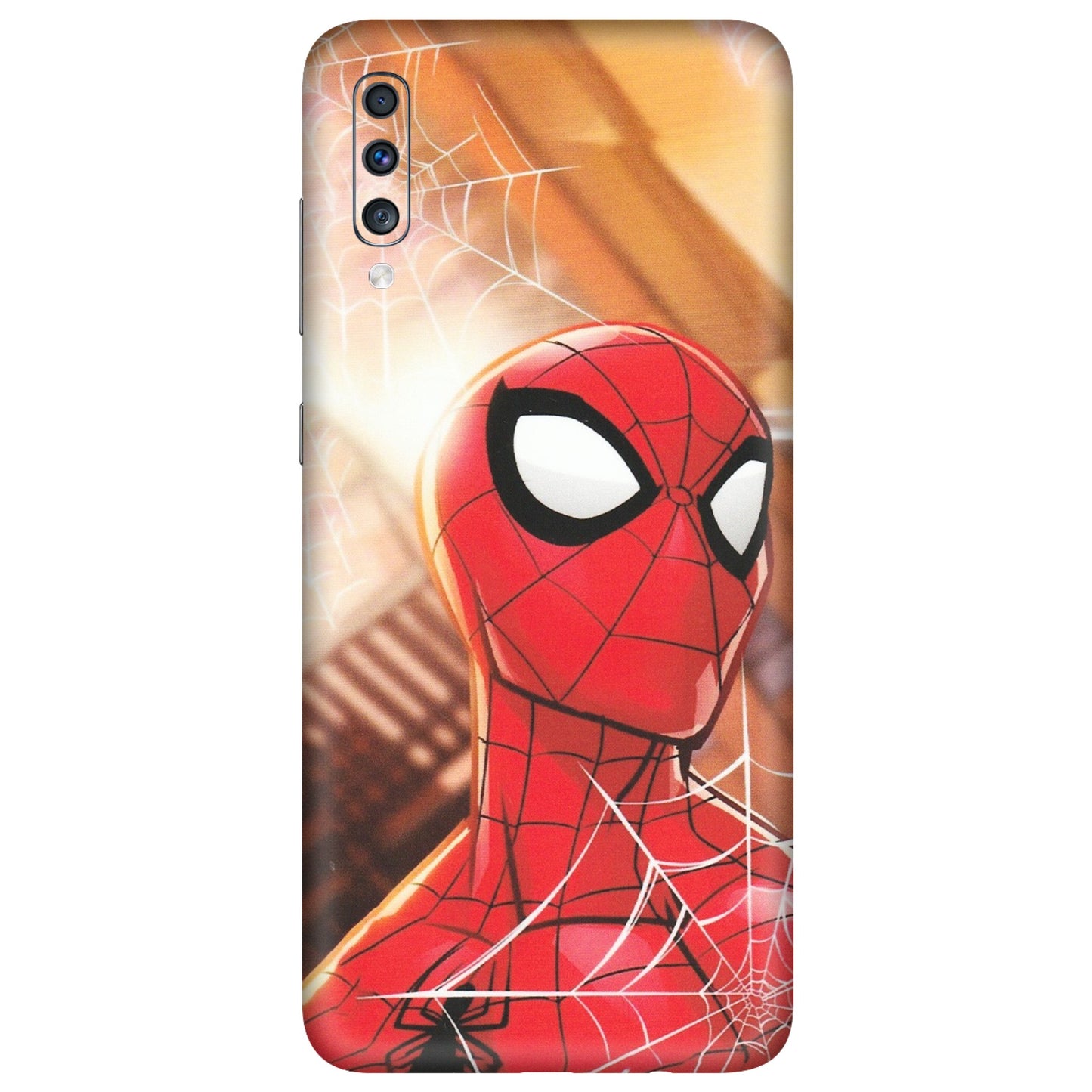 Samsung A/S Series Phone Skins (All Models) - Spiderman Face New - Matte Finish (M-41) Samsung Galaxy A70